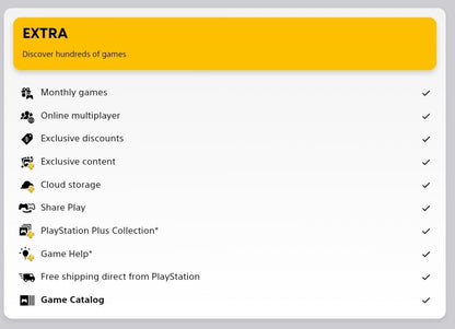 PS PLUS EXTRA 3 MESES