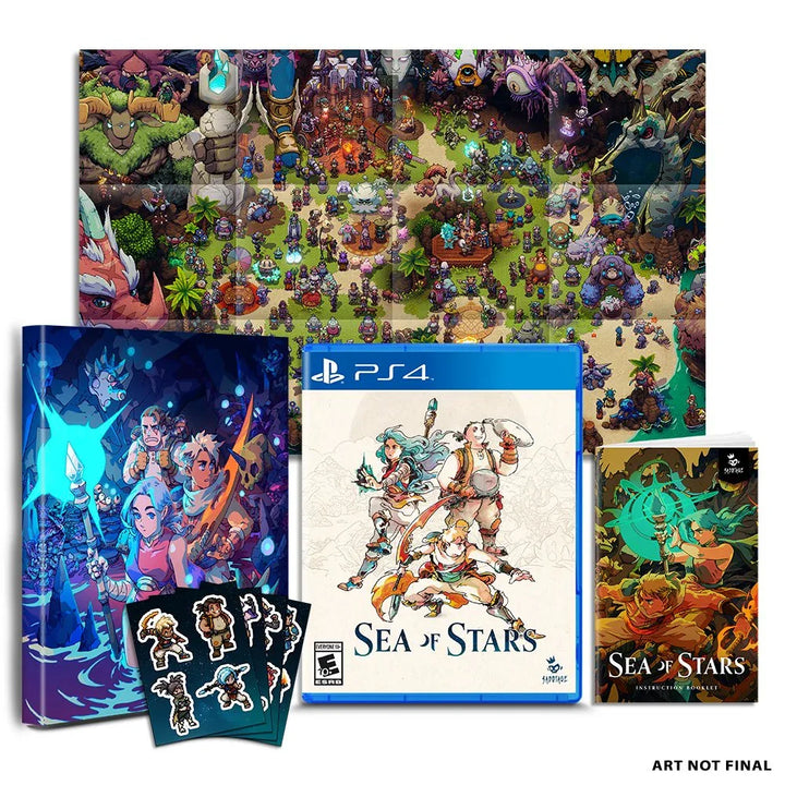 SEA OF STARS EXCLUSIVE EDITION PS4 easy video game
