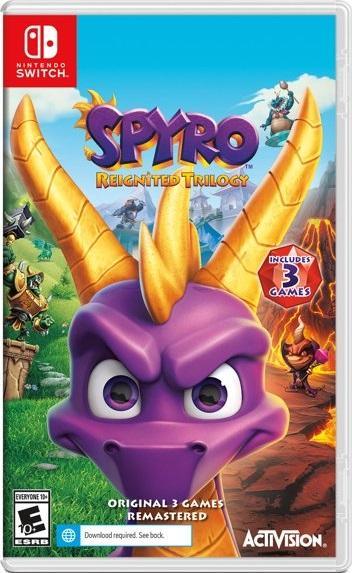 SPYRO REIGNITED TRILOGY SWITCH easy video game