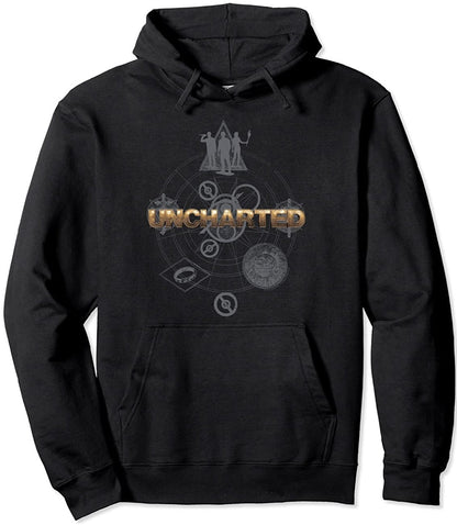 SUDADERA UNCHARTED CON CAPUCHA - Easy Games