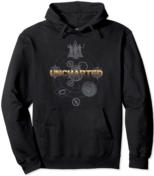 SUDADERA UNCHARTED CON CAPUCHA - Easy Games