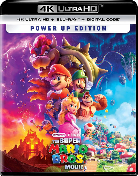 SUPER MARIO BROS MOVIE BLU RAY 4K