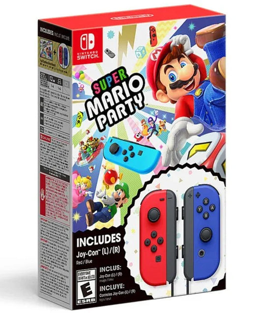 SUPER MARIO PARTY + JOY-CON CONTROLLER 😱 easy video game