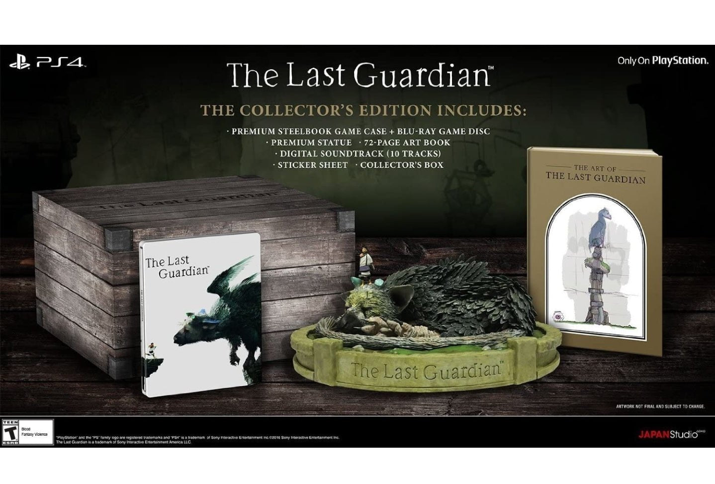 THE LAST GUARDIAN PS4 COLLECTORS * USADO - Easy Games