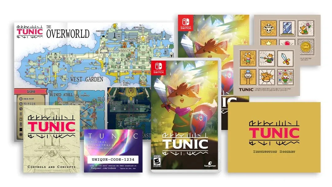 Tunic Switch Euro New (Game In English/Francais/De/Es/It/Pt Tunic Switch Euro New (Game In English/Francais/De/Es/It/Pt