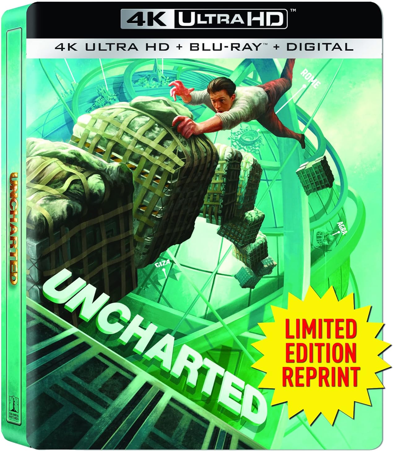 UNCHARTED BLU RAY 4K + ANILLO DE COLECCIÓN - EASY GAMES