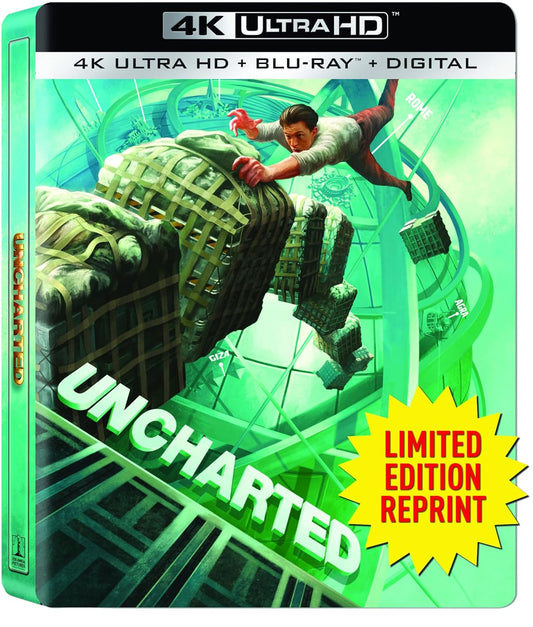 UNCHARTED BLU RAY 4K + ANILLO DE COLECCIÓN