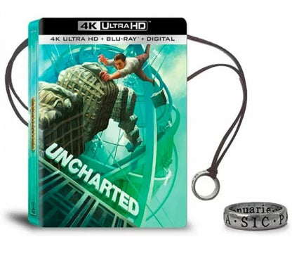 UNCHARTED BLU RAY 4K + ANILLO DE COLECCIÓN - EASY GAMES