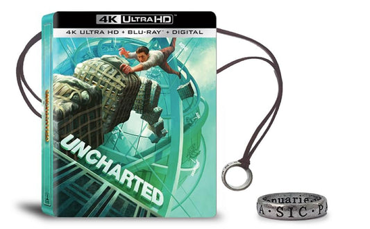 UNCHARTED BLU RAY 4K + ANILLO DE COLECCIÓN