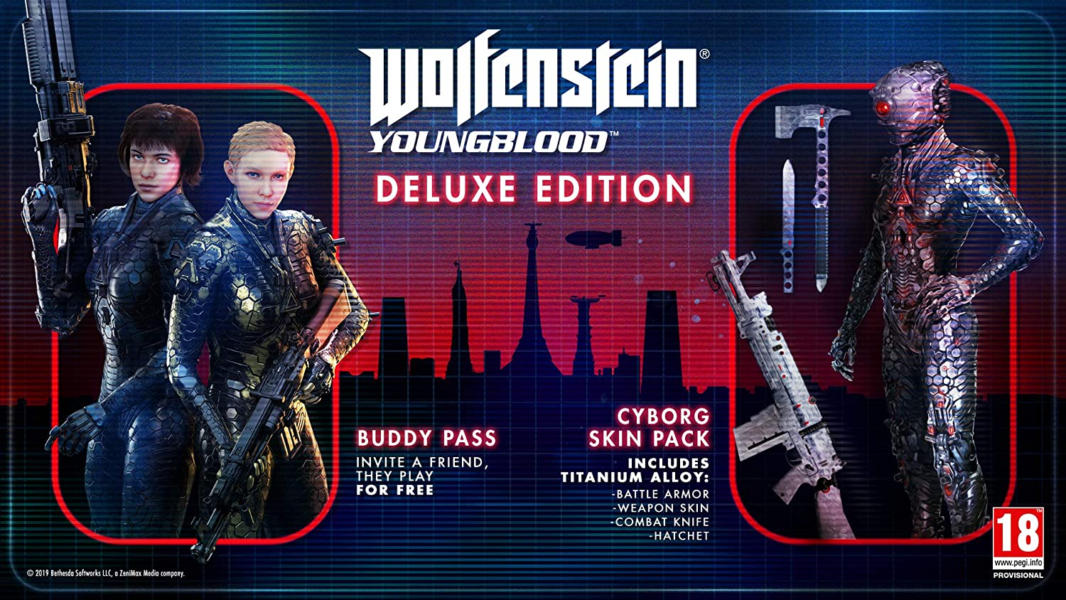 WOLFENSTEIN YOUNGBLOOD DELUXE EDITION PS4 - Easy Video Game